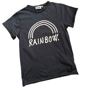 MOLO Rainbow Graphic Tee Raw Hem 152